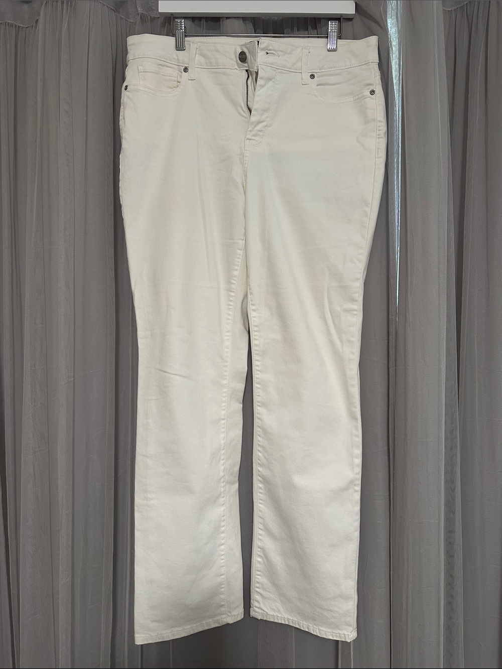 NYDJ White Boot-Cut Jeans
